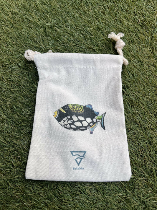 Mini Totebag - Crown fish