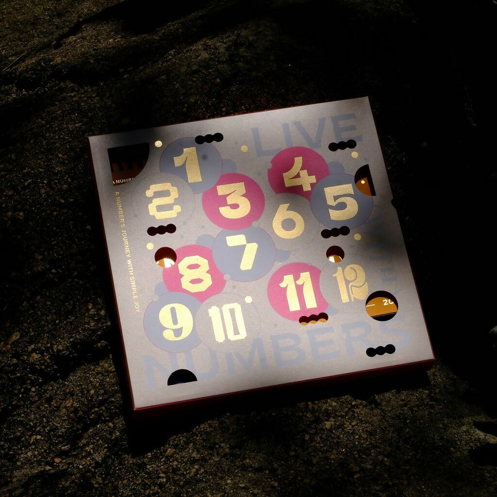 2027 Calendar - Live with Numbers (Planetary Purple)