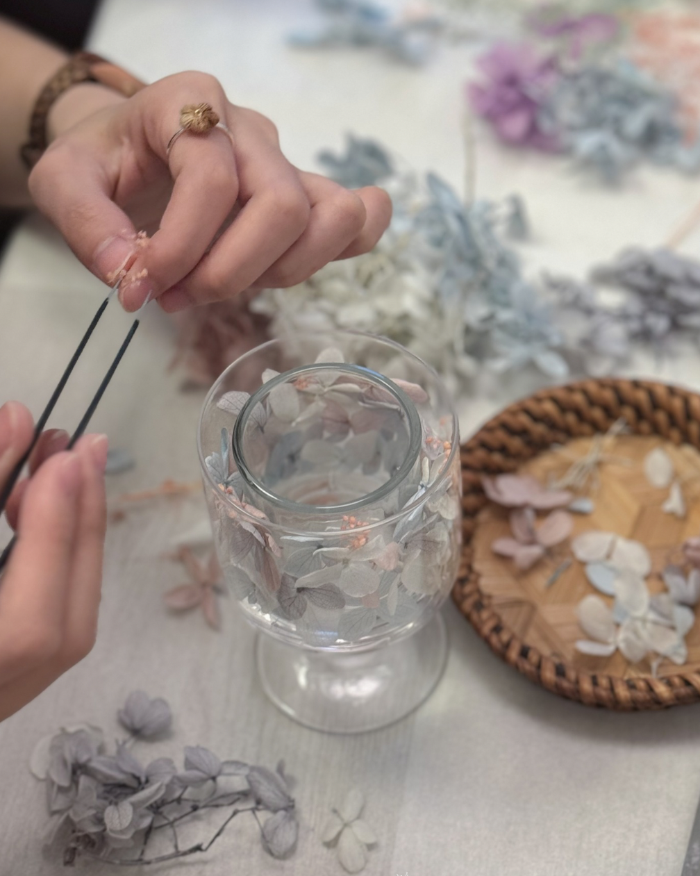 花漾蠟燭杯