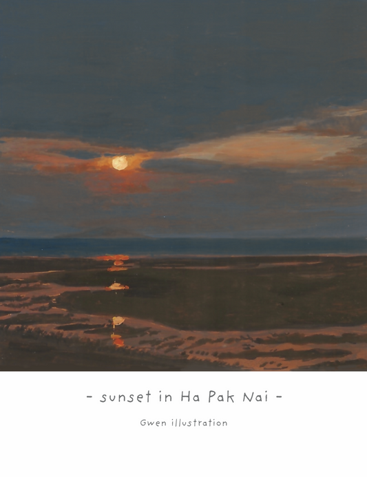 sunset in Ha Pak Nai