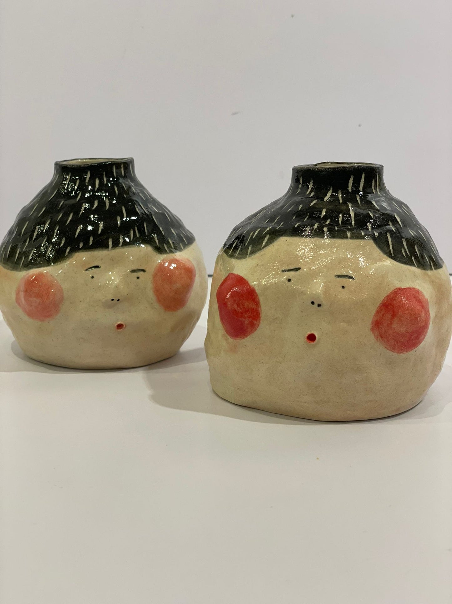 Porcelain single-head flower pot