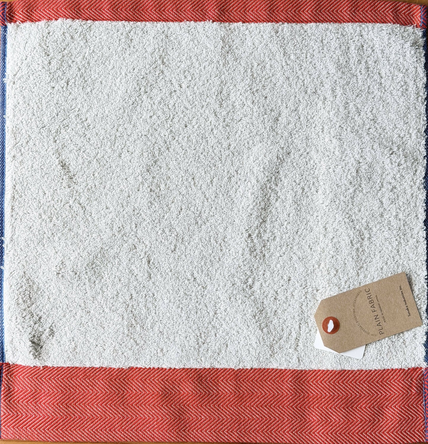 PLAIN FABRIC Hem Colour 今治毛巾 (RED)