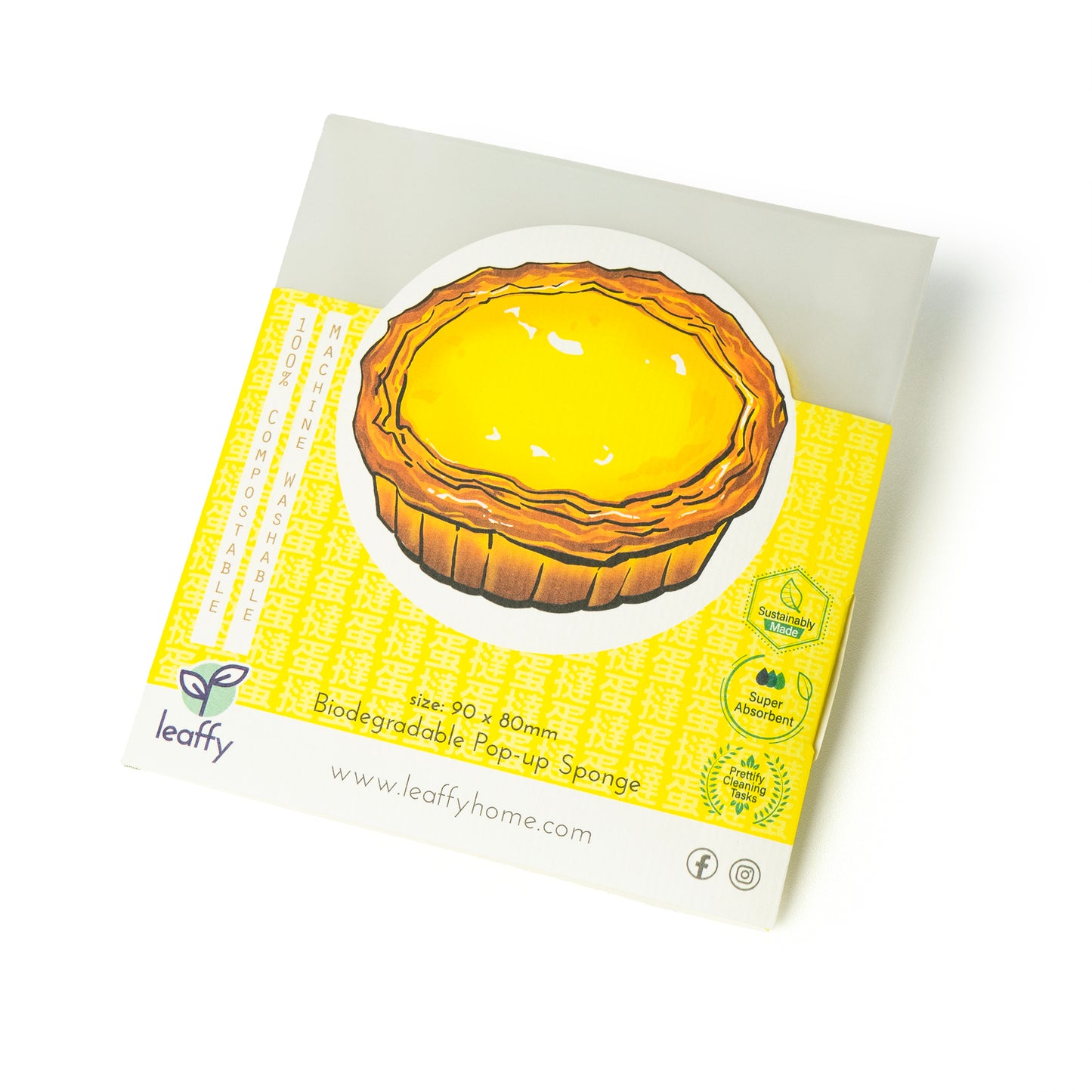 Leaffy Plant Fiber Sponge Tea Rice Tart