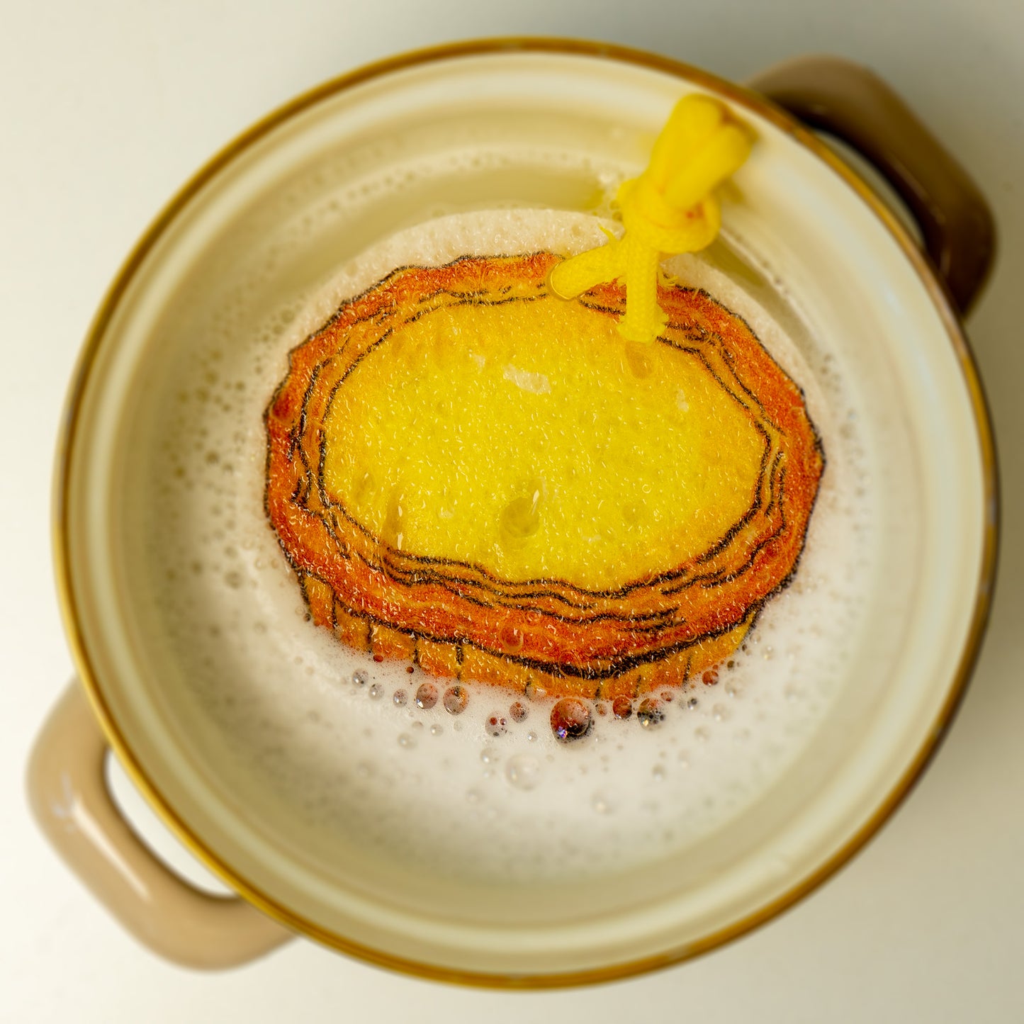 Leaffy Plant Fiber Sponge Tea Rice Tart