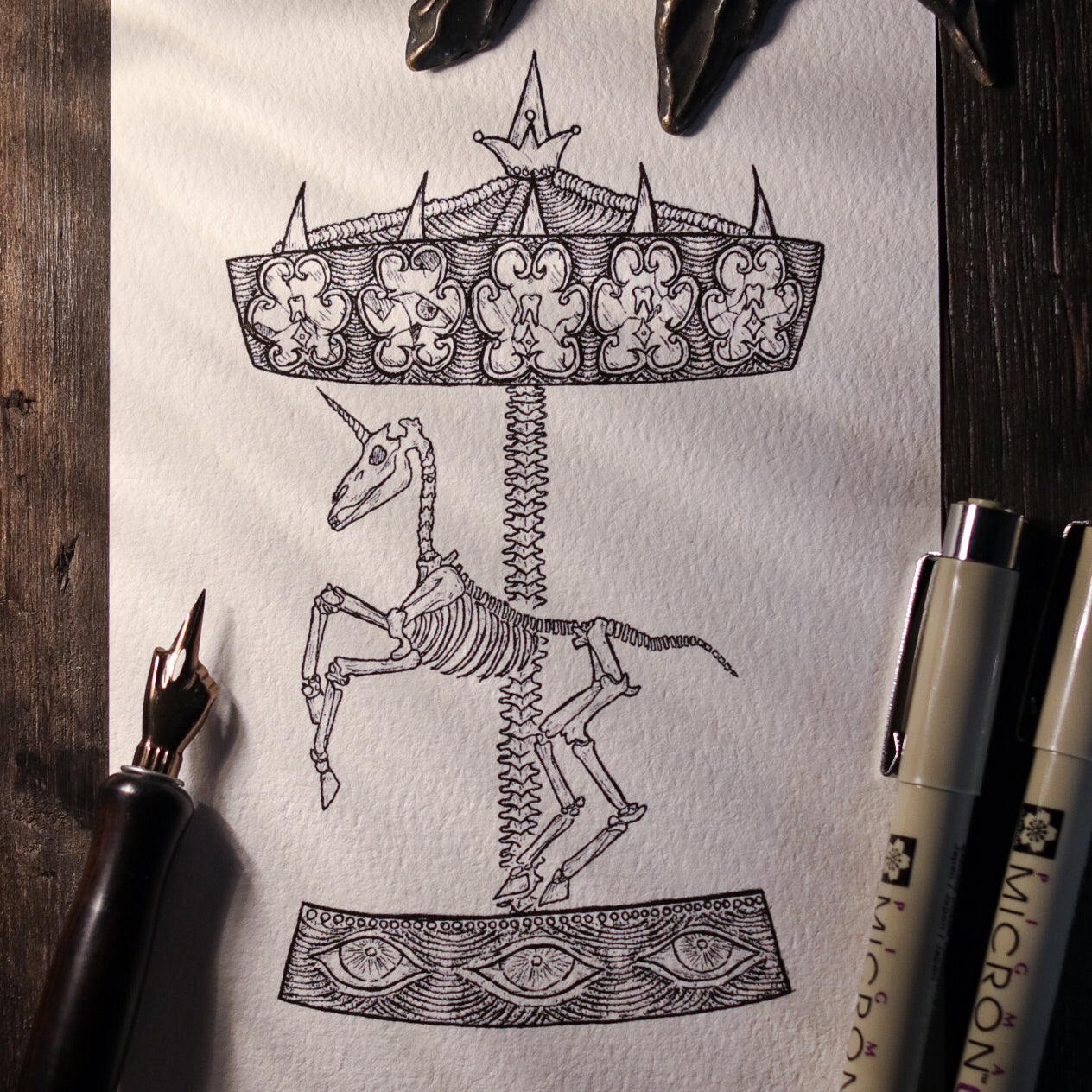 Fantasy Oven Art print -  post card size