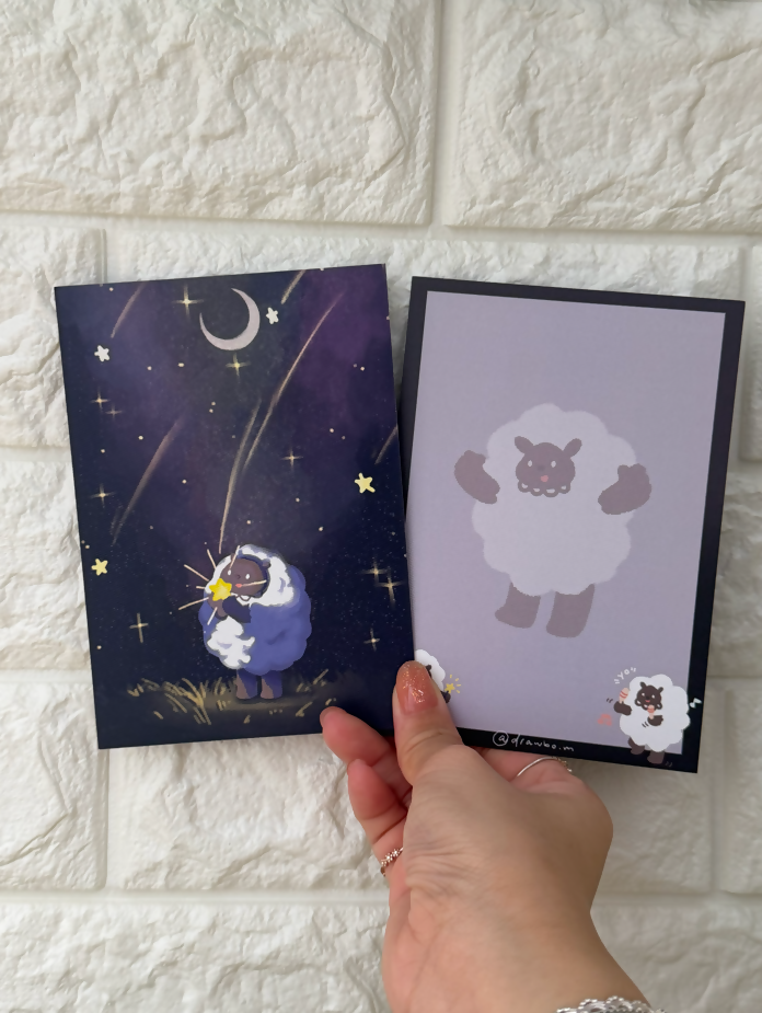 咩寶的星空 （Postcard)
