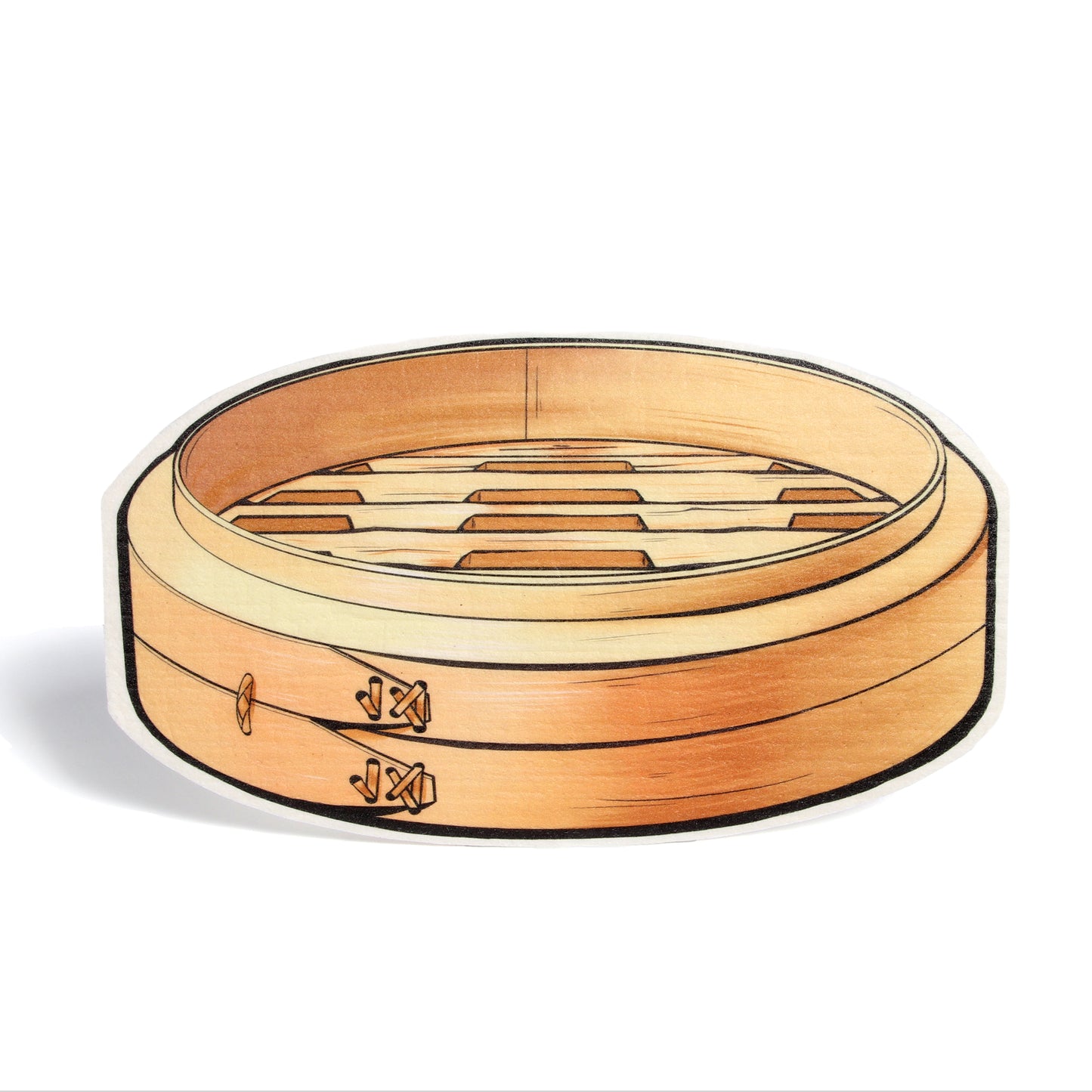 Leaffy plant fiber rag large tea rice snack steamer