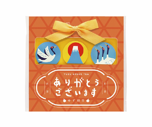 Japan Thank You Gift Tea Bag Mount Fuji (Yuzu Green Tea)