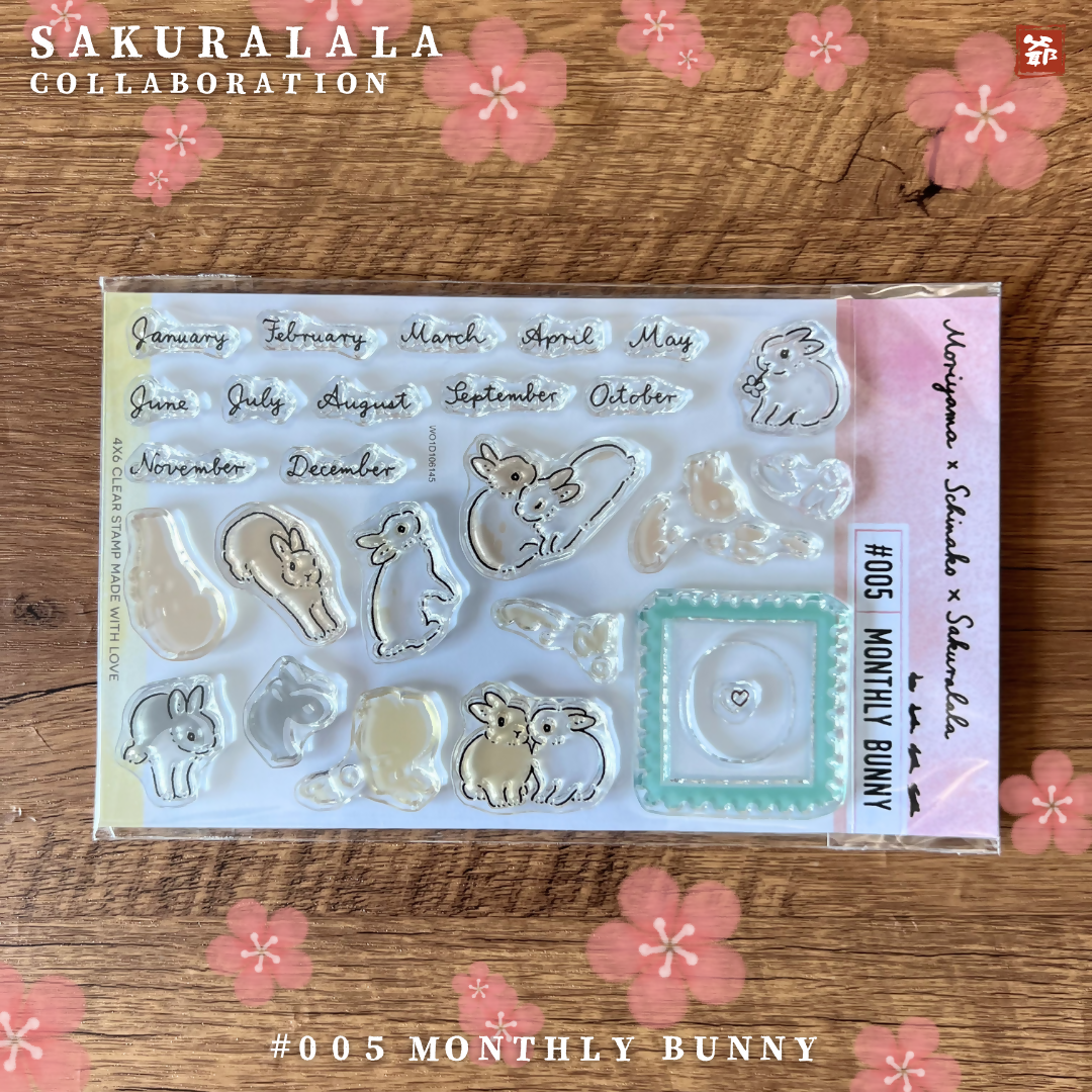 Sakuralala x Moriyama x Schinako 聯乘印章 II