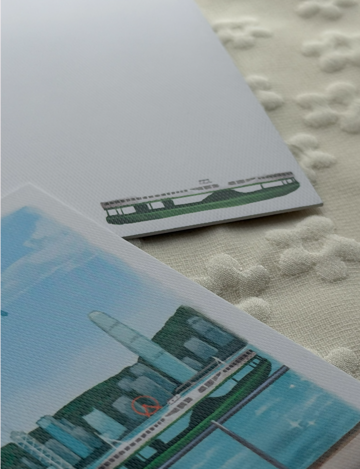 維多利亞港 day （Postcard)
