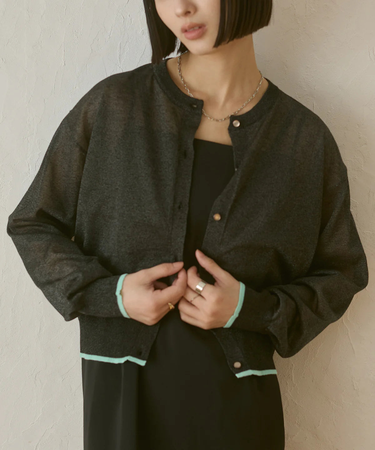 春夏透薄開襟外套