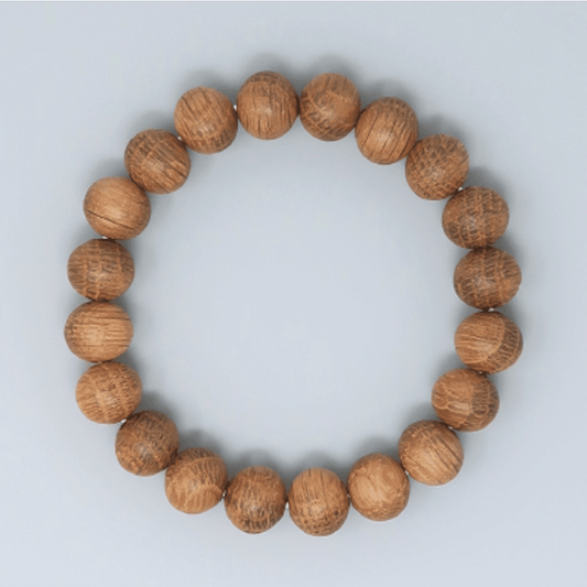 Japanese domestic whiskey barrel wooden bead chain-10mm
