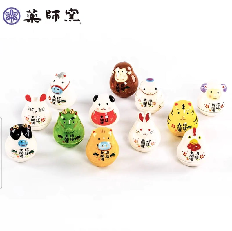 Mini tumbler of the twelve Chinese zodiac animals
