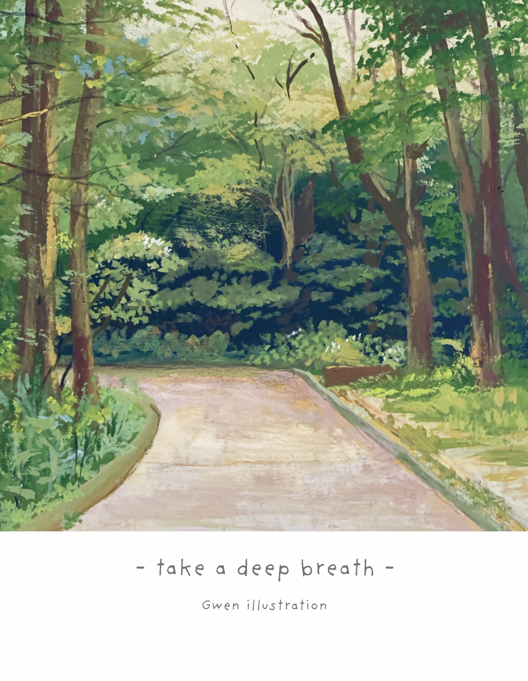 take a deep breathe