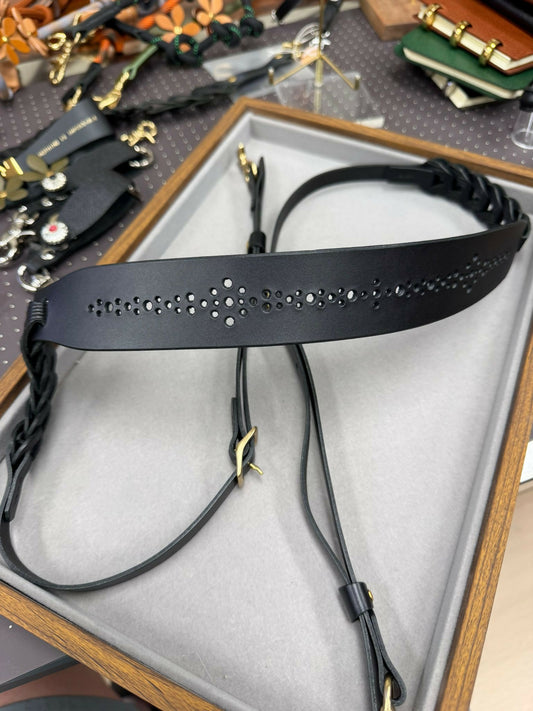 CAMERA & PHONE SHORT LEATHER STRAP 相機或手機皮帶 . 長帶粗款