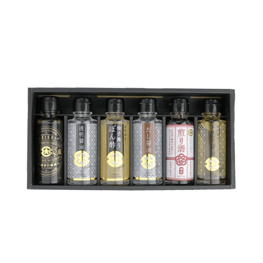日本製 透明醬油贅沢6本禮盒套裝 (150週年限定）