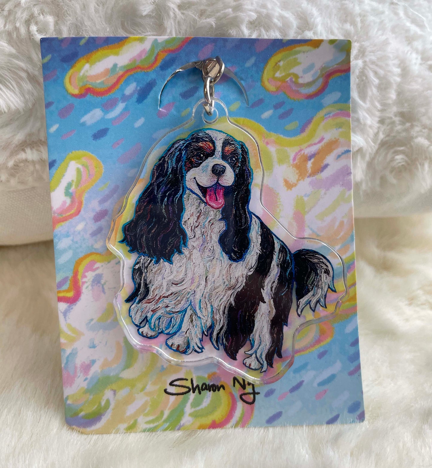 Sharonng Art 鎖匙扣（狗）