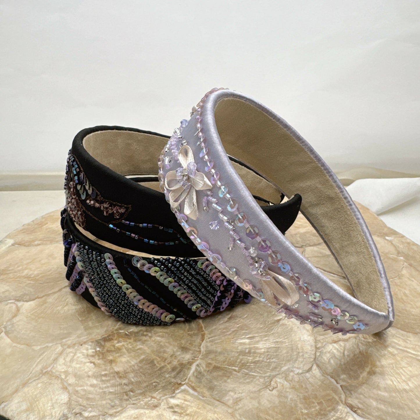 Embroidered headband