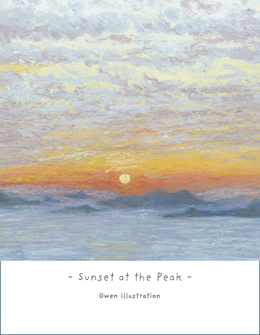 sunset at the Peak