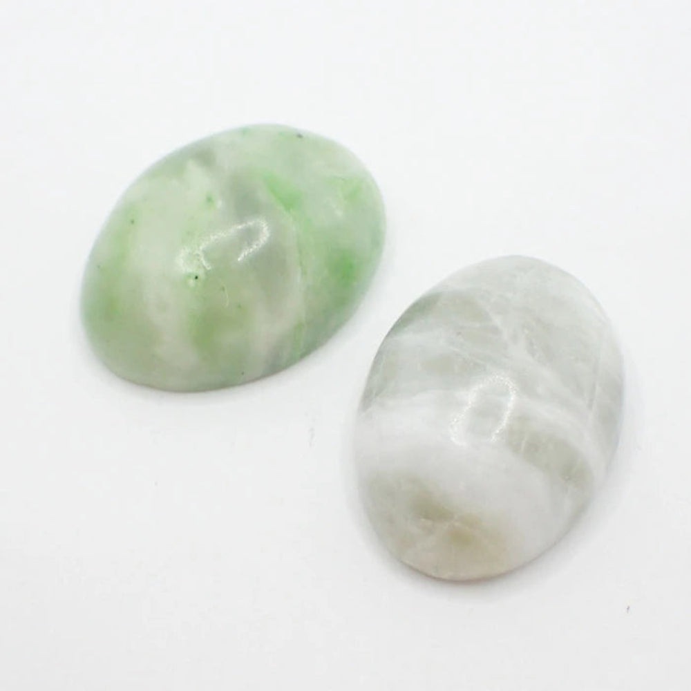 Japanese Mingshi Natural Jade 18x13mm