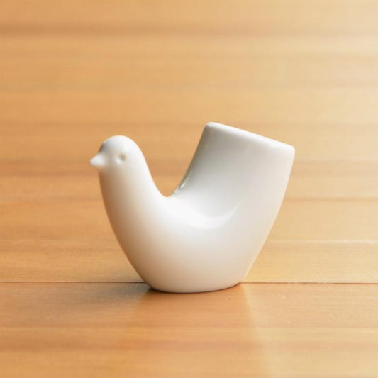 波佐見燒 鳥形牙籤筒
