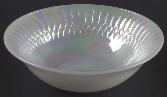 Federal Glass Dessert Bowl: Moonglow Iridescent