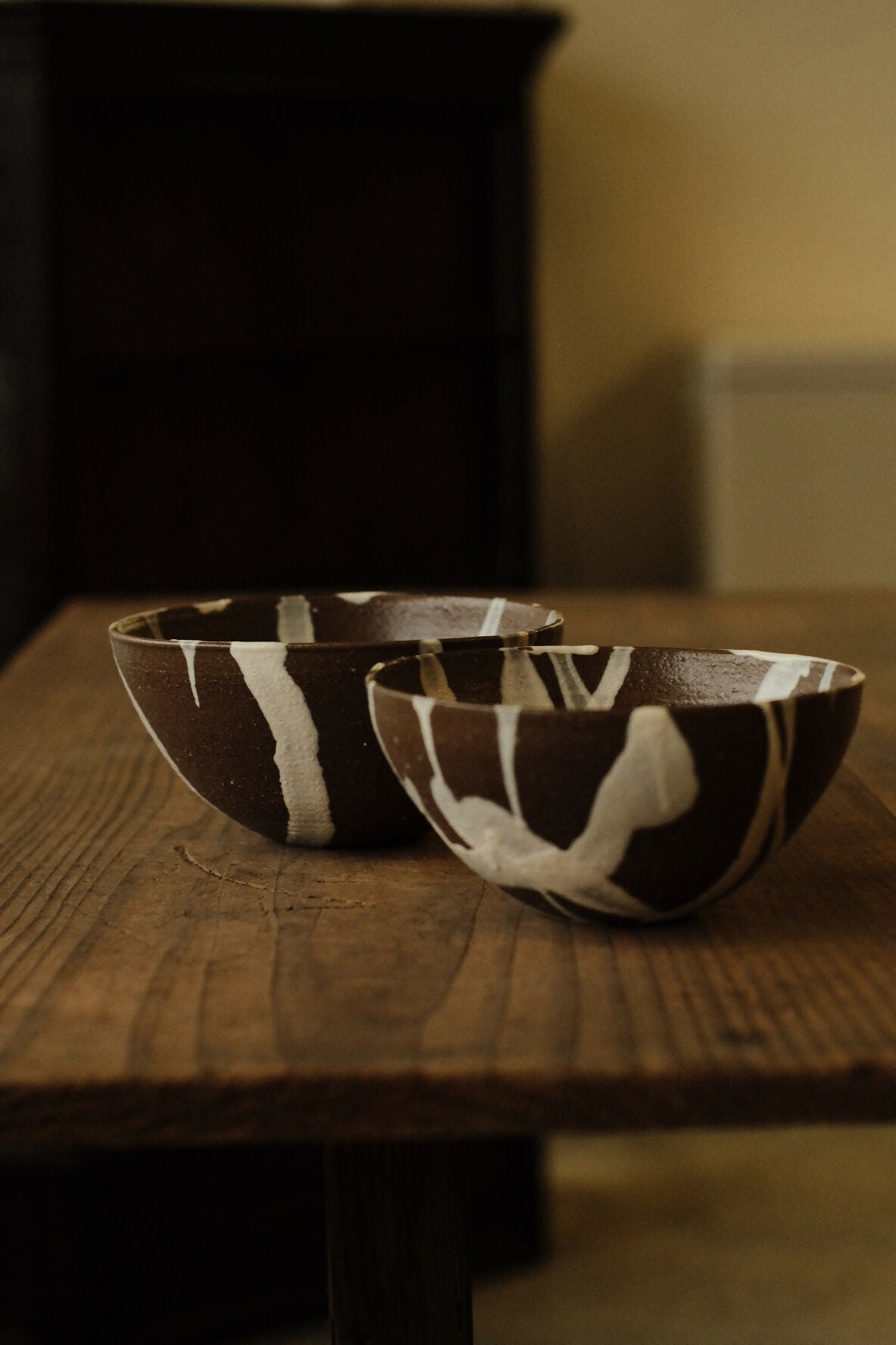 {陶器。日常} - 大碗 (潑墨)