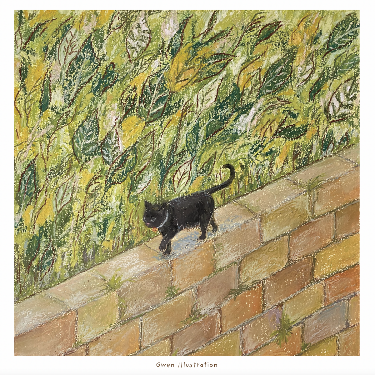 artprint - Walking Cat