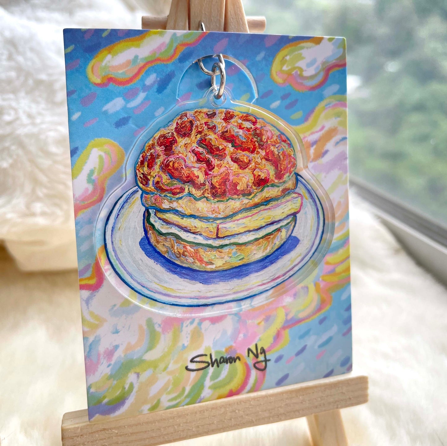 Sharonng Art 鎖匙扣（食物）