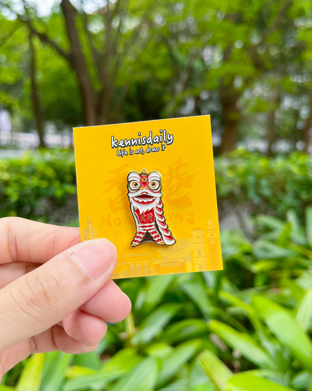 醒獅 襟章 Pin