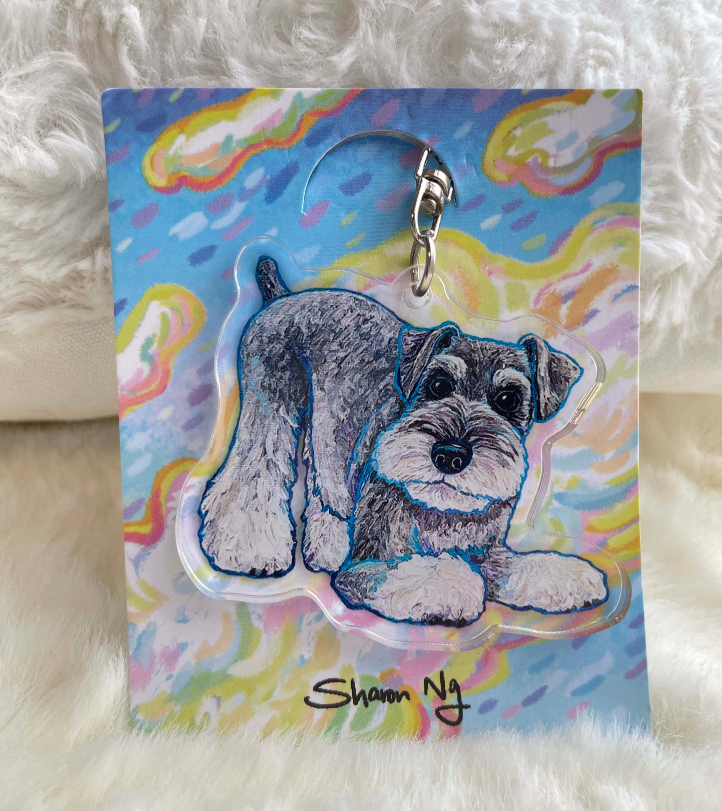 Sharonng Art 鎖匙扣（狗）