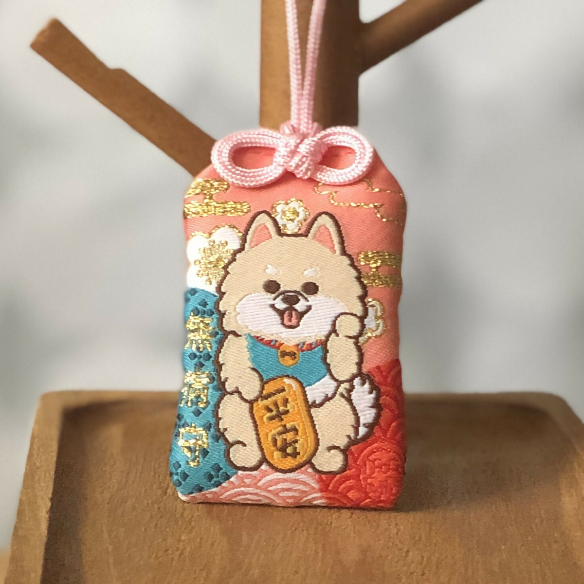 Lucky Pomeranian WT Omamori