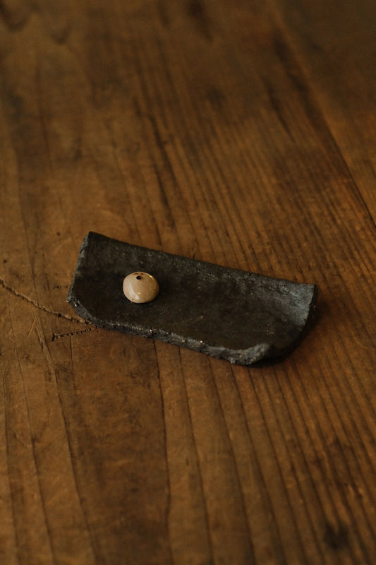 {陶器。日常} - 線香座 (長型)