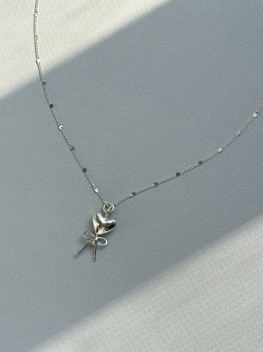 Heart Bow Necklace