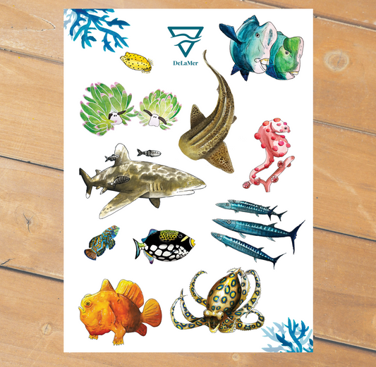 water-proof stickers