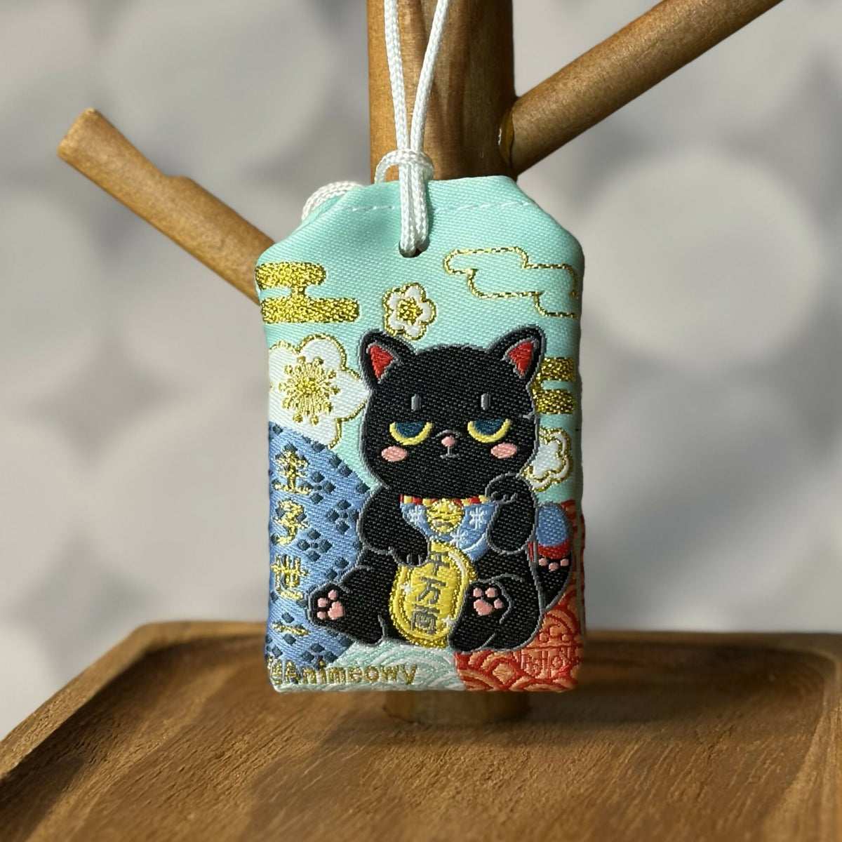 Lucky Black Cat Omamori