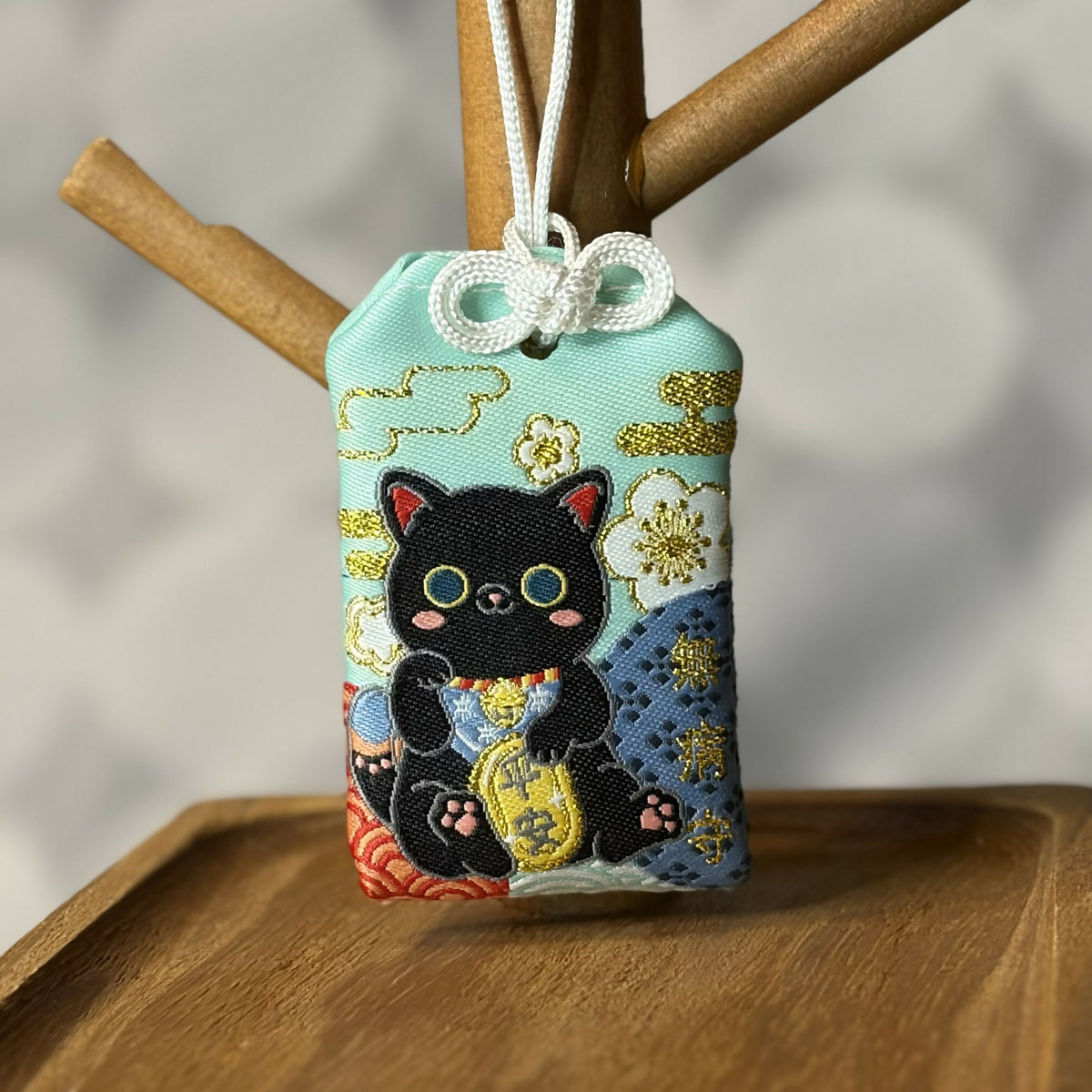 Lucky Black Cat Omamori