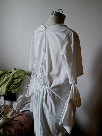 The Sea is Health Blouse (with detachable sleeves)