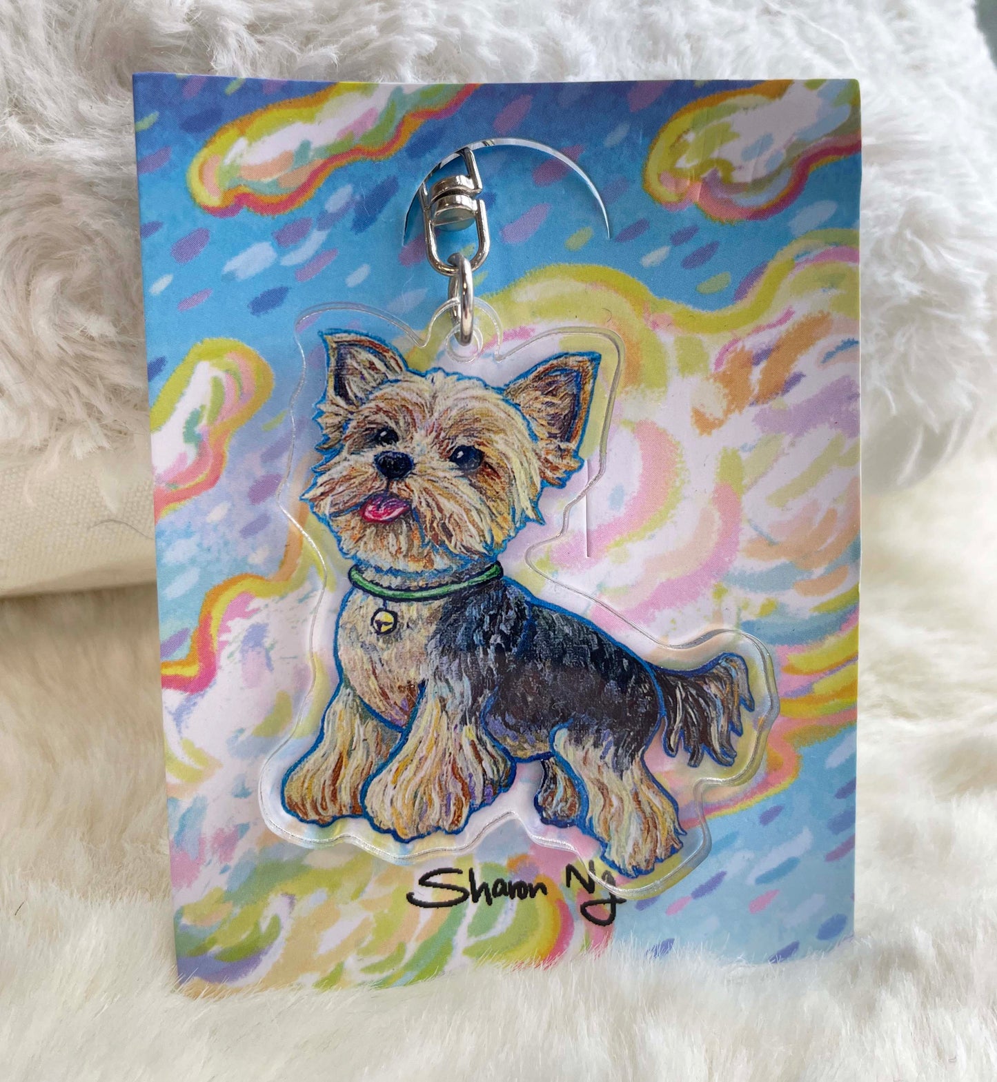 Sharonng Art 鎖匙扣（狗）