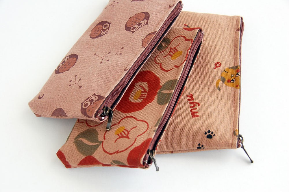 Small Rectangular Pouch Persimmon dyed rectangular pouch – COOLISTIC