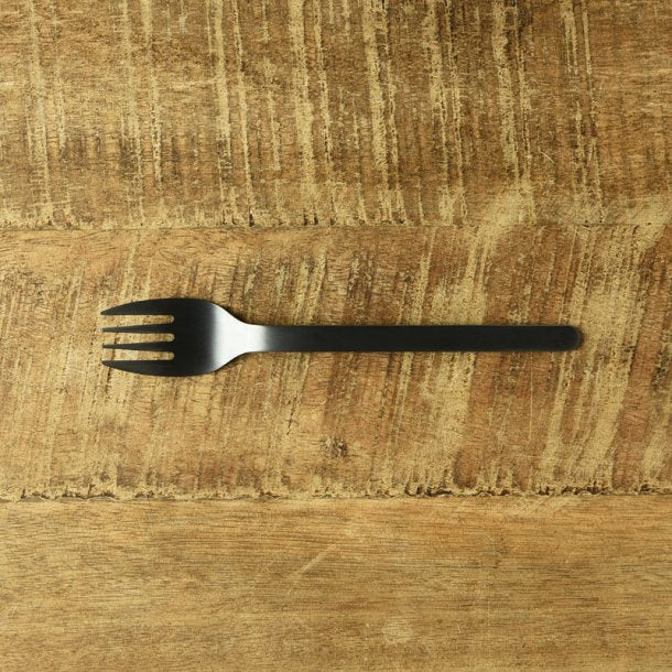 Yan Santiao stainless steel machine use matte black table fork