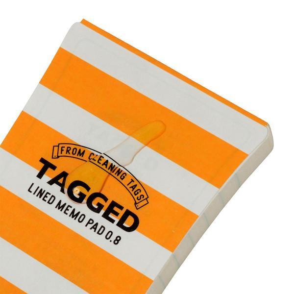 Waterproof Notepad Made in Japan | Orange Strips-L