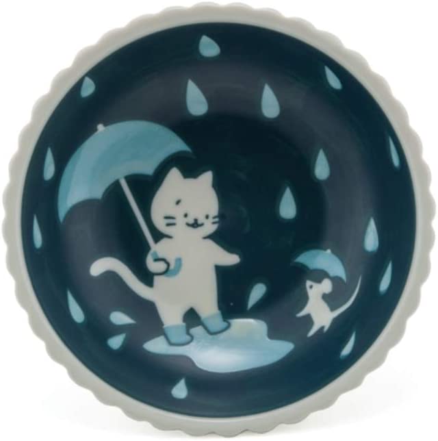 CAT on SUNDAY 美濃燒雨天貓陶瓷碗