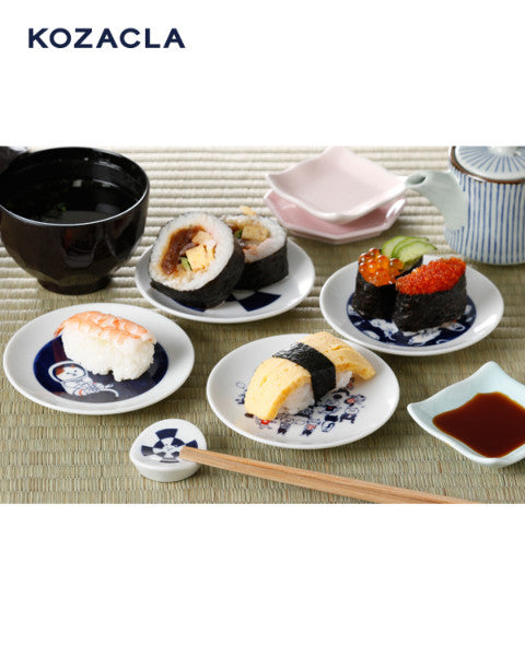 KOZACLA SAVE the CAT Ceramic Small Plate (Minoyaki)
