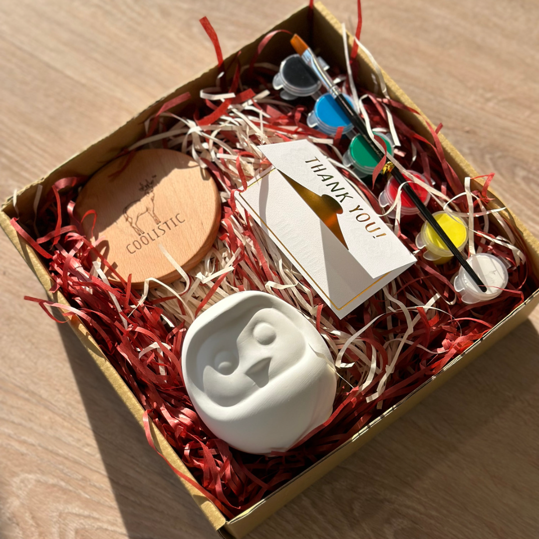 Japanese origin self-painted gift box set-Dharma