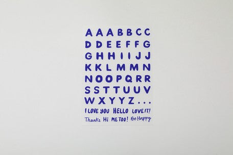 Irodo transfer lettering