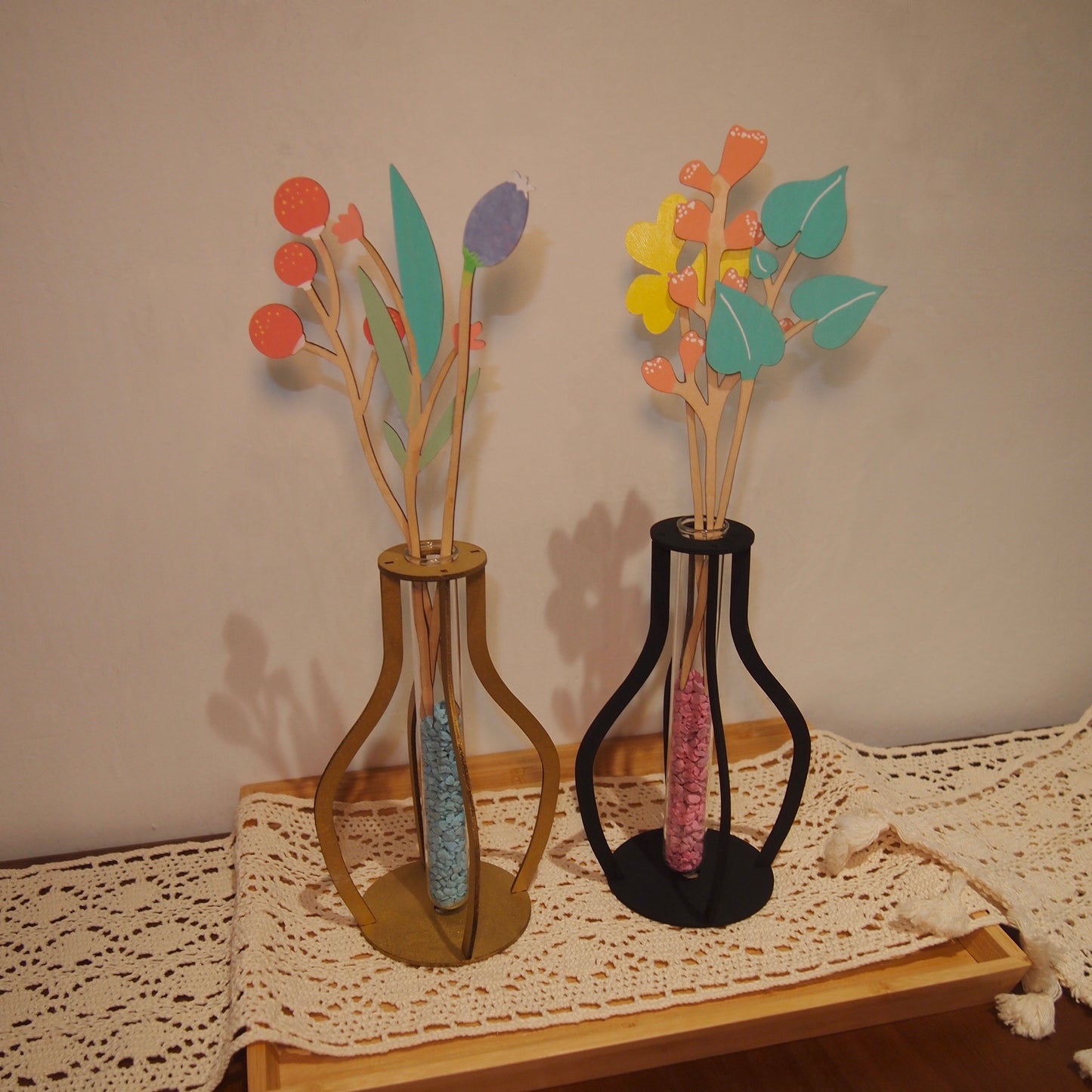 DIY Diffuse Wooden Flower Workshop