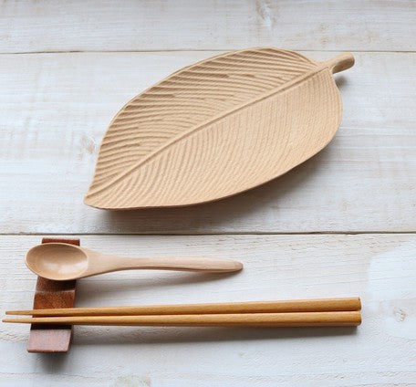 Wooden Leaf Molding Tray