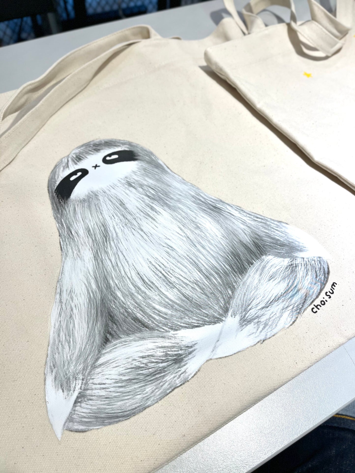 "Warm Dad" Monday Sloth Eco Bag (Type A)